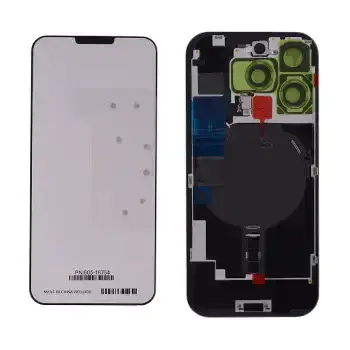 Vitre arrière avec MagSafe, NFC et nappe flash pour Apple IPhone 16 Pro Max (origine, titane sable)