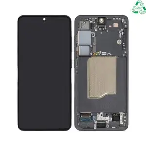 Écran Tactile Original Pulled avec Châssis (PIEC) Samsung Galaxy S25 S931 Noir Absolu