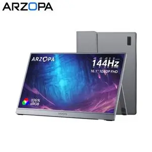 Moniteur Portable ARZOPA Z1FC 16.1" Slim FHD (1920x1080) LCD IPS 144Hz - Gris