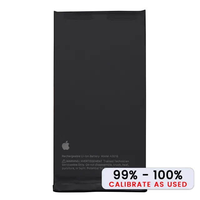 Batterie pour Apple iPhone 15 (origine d’occasion, grade A, santé 99 à 100 %)