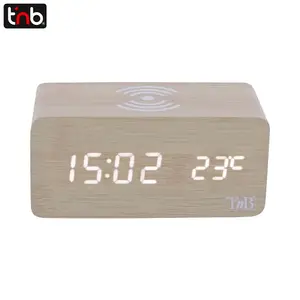 Réveil avec Charge à Induction T'nb Beige