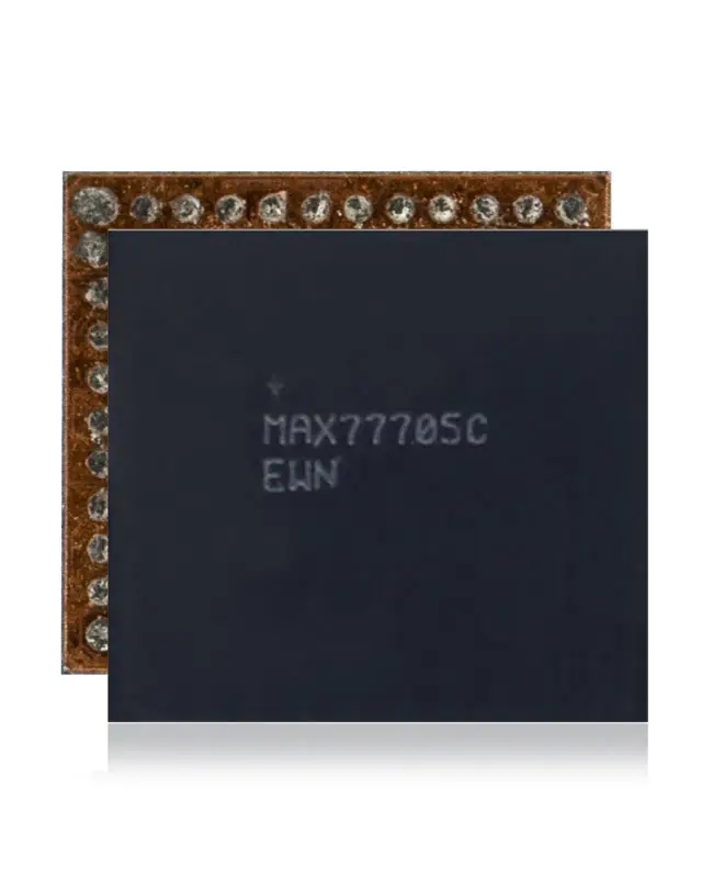 Pièce à microsouder pour Samsung Galaxy S10 / S10E / S10 Plus / 5G / Note 9 / Note 10 / Note 10 Plus / Note 20 5G / S20 Ultra 5G / S20 FE / S21 5G / S22 / S22 Ultra / S23 Plus / S23 Ultra (MAX77705C)