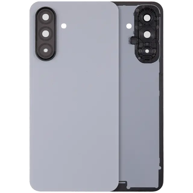 Vitre arrière pour Samsung Galaxy A17 5G (A176 / 2025) / A17 4G (A175 / 2025) (sans logo, compatible premium, gris)