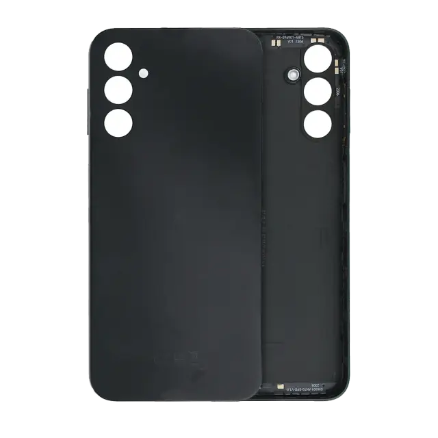 Vitre arrière pour Samsung Galaxy A14 5G (A146 / 2023) (pack service origine, noir)