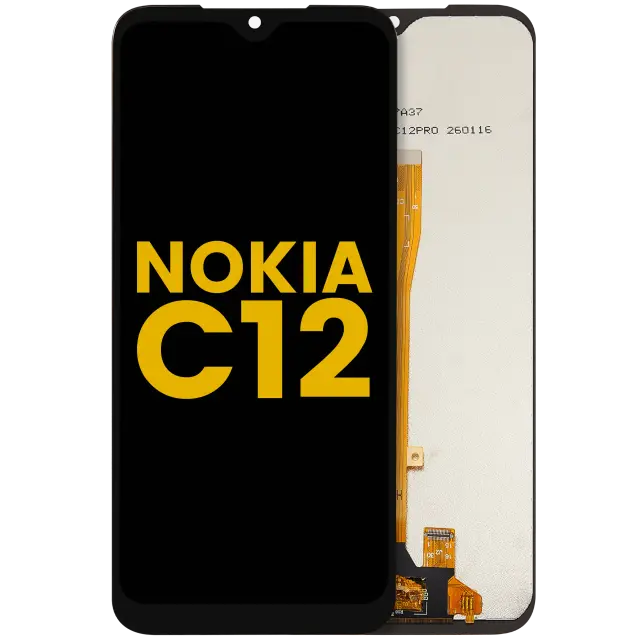 Écran LCD sans châssis pour Nokia C12 (reconditionné)