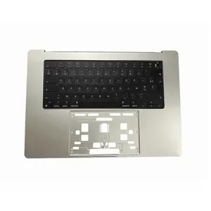 Top Case Apple MacBook Pro Retina 16" M1 Pro/M1 Max (2021) A2485 — Avec Rétro-Éclairage AZERTY Argent