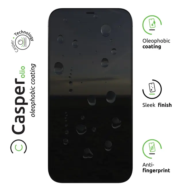 Verre trempé pour Casper Olio - Oleophobic Coating (lot de 100)