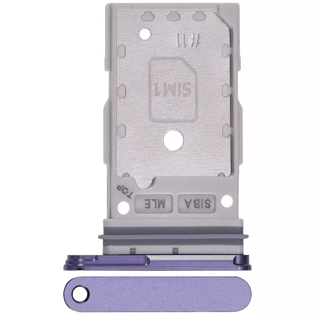 Tiroir SIM pour Samsung Galaxy S24 5G / S24 Plus 5G (Cobalt Violet)