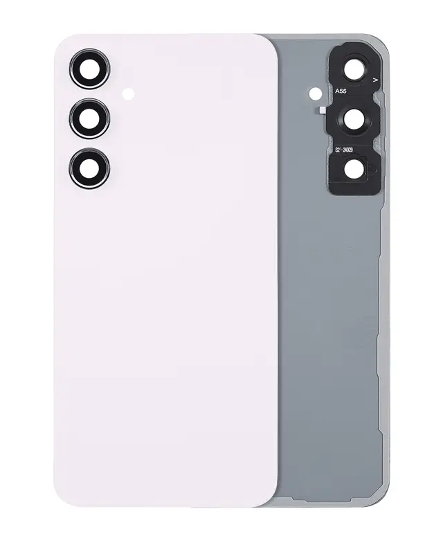 Vitre arrière pour Samsung Galaxy A55 5G (A556 / 2024) (sans logo, compatible premium, Lilac)