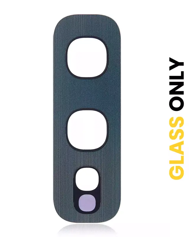 Lentille de caméra arrière avec adhésif pour Samsung Galaxy S10E (Prism Green, lot de 10)