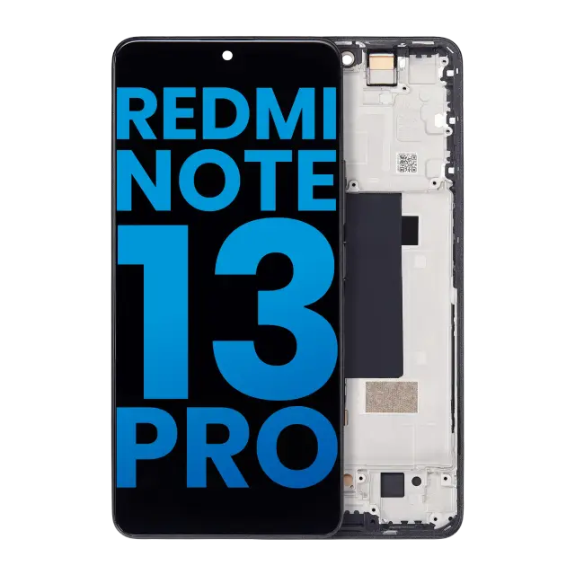 Écran pour Xiaomi Redmi Note 13 Pro 5G (Aftermarket: Incell, noir minuit)