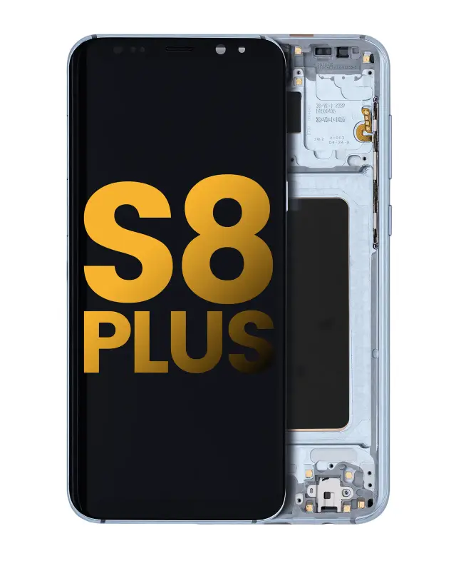 Écran OLED avec châssis pour Samsung Galaxy S8 Plus (reconditionné, Coral Blue)