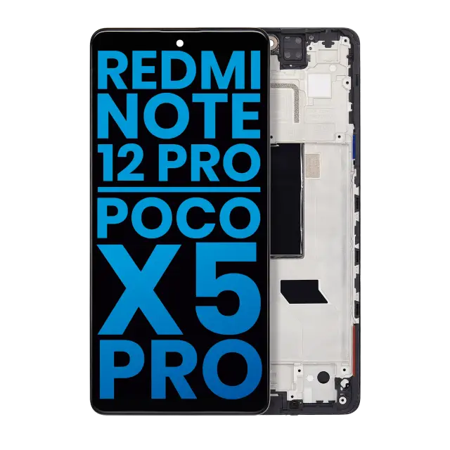 Écran pour Xiaomi Redmi Note 12 Pro 5G / Redmi Note 12 Pro Speed / Xiaomi Poco X5 Pro (Aftermarket: Incell, toutes couleurs)