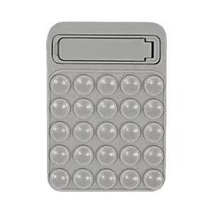Support Ventouse Silicone avec Support Intégré Gris