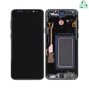 Écran Tactile Original Refurb avec Châssis (PIEC) Samsung Galaxy S9 Plus G965 Noir