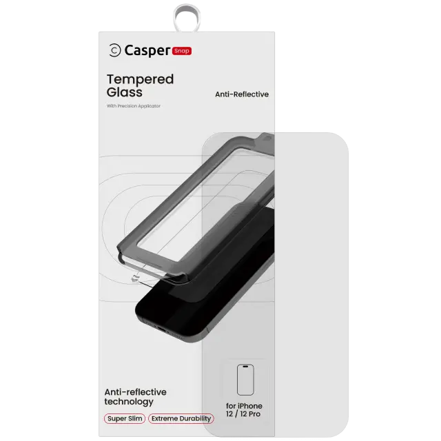Verre trempé pour Apple iPhone 12 / 12 Pro (blister, AR Clear)