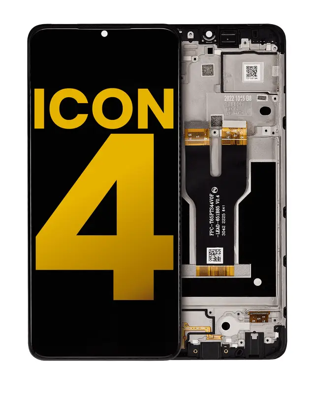 Écran LCD avec châssis pour Cricket Icon 4 (reconditionné, toutes couleurs)