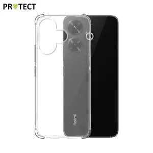 Coque Silicone Renforcée PROTECT pour Xiaomi Redmi 13 4G Transparent