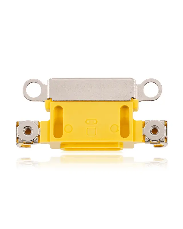Connecteur de charge nu à souder pour Apple iPhone 14 / 14 Plus (jaune, lot de 10)