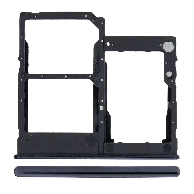 Tiroir SIM pour Samsung Galaxy A41 (A415 / 2020) (Prism Crush Black)