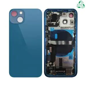 Coque de Réparation Complète Aftermarket (PIEC) Apple iPhone 13 Mini (Version US) Bleu