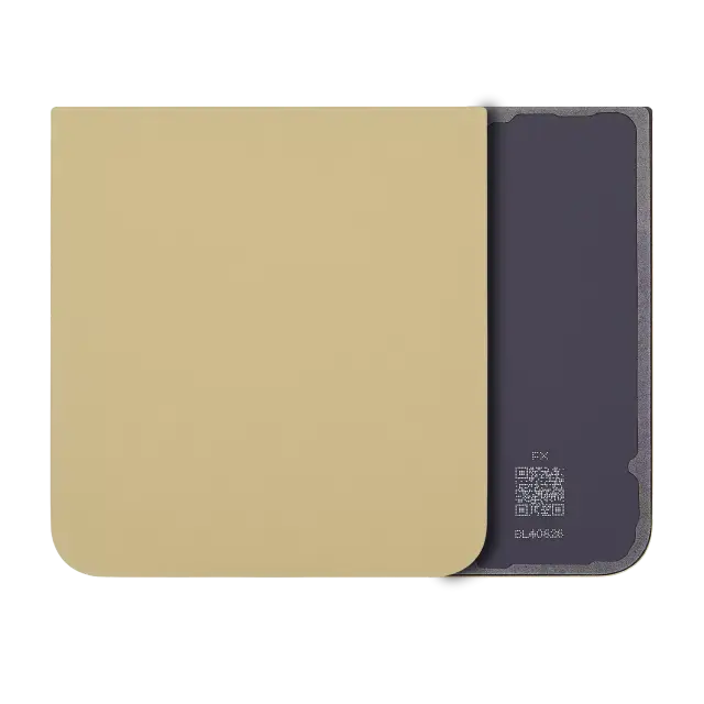 Vitre arrière pour Samsung Galaxy Z Flip 6 5G (pack service origine, jaune)