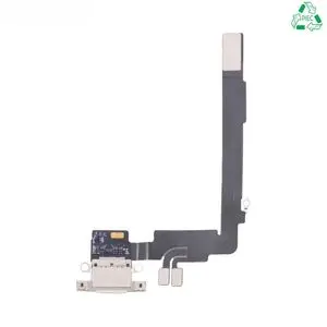 Connecteur de Charge Original d'occasion Apple iPhone 16 Pro Max Titane Blanc