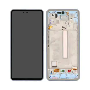 Écran Tactile Oled avec Châssis Samsung Galaxy A53 5G A536 Bleu
