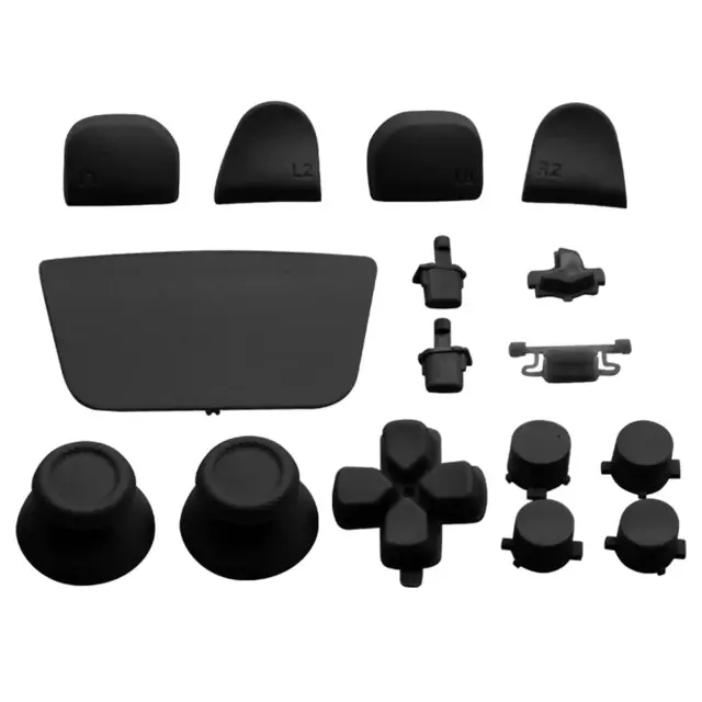 Pièce console de jeu pour Sony PlayStation 5 (lot de 16, noir minuit)