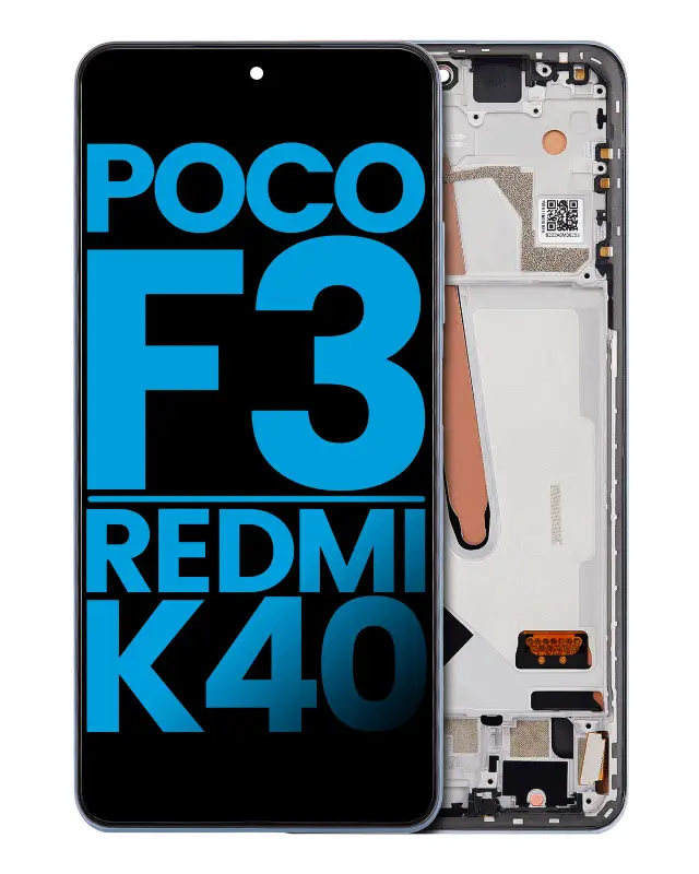 Écran pour Xiaomi Poco F3 / Redmi K40 / Redmi K40 Pro (Aftermarket: Incell, Deep Ocean Blue)