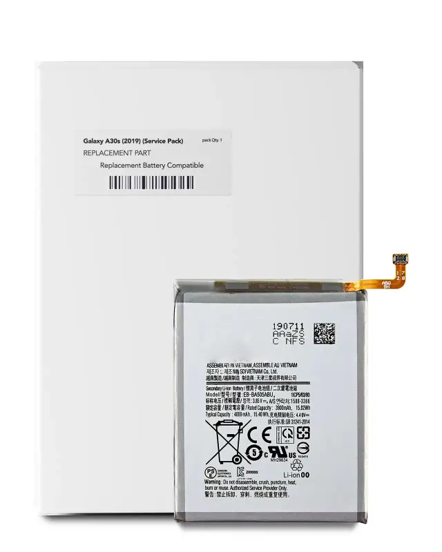 Batterie pour Samsung Galaxy A20 (A205 / 2019) / A30 (A305 / 2019) / A30S (A307 / 2019) / A50 (A505 / 2019) / A50s (A507 / 2019) (pack service origine)