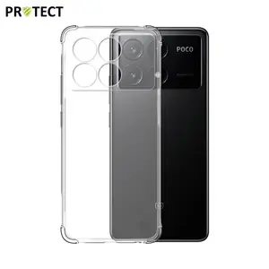 Coque Silicone Renforcée PROTECT pour Xiaomi Poco X6 Pro 5G Transparent