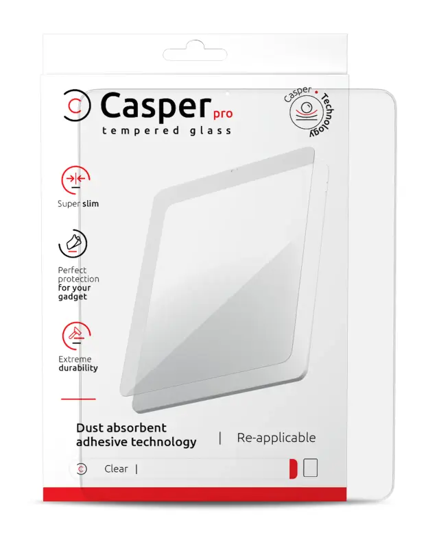 Verre trempé pour Apple iPad 7 (2019) / iPad 8 (2020) / iPad 9 (2021) (blister, transparent)