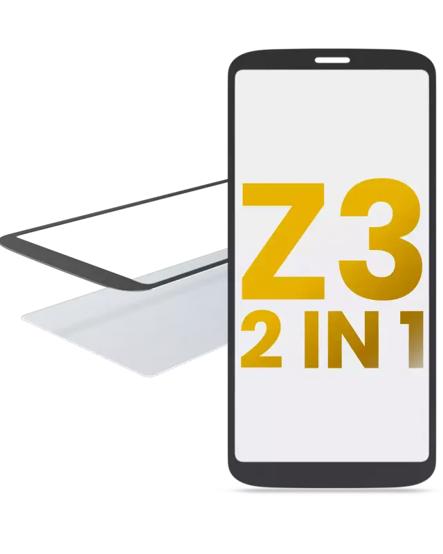 Vitre d’écran avec OCA pour Motorola Moto Z3 (XT1929-17 / 2018)