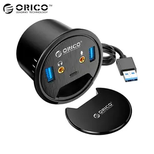 Hub Passe-Câbles pour Bureau Orico (USB3.0) DESK-2U1C