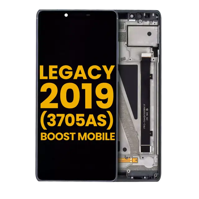 Écran LCD avec châssis pour Coolpad Legacy 2019 (3705AS / Boost Mobile Version) (reconditionné, noir)