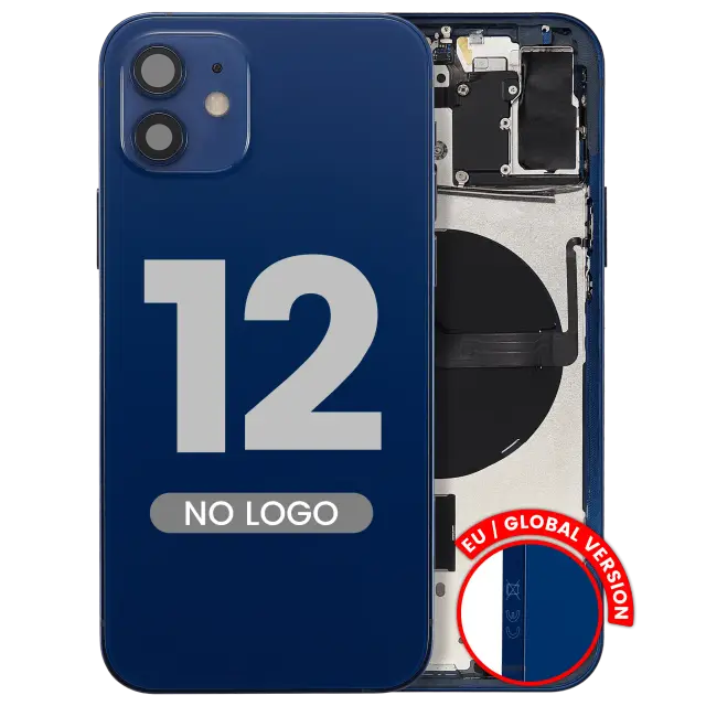 Châssis pour Apple iPhone 12 (version EU, compatible premium, bleu)