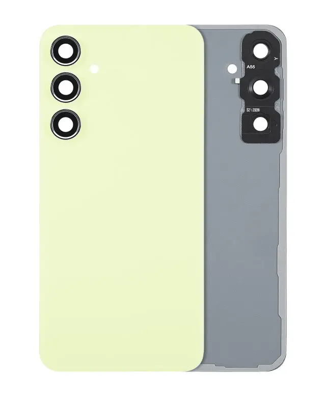Vitre arrière pour Samsung Galaxy A55 5G (A556 / 2024) (sans logo, compatible premium, Lemon)