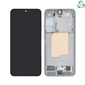 Écran Tactile Original Pulled avec Châssis (PIEC) Samsung Galaxy S25 S931 Rose Gold