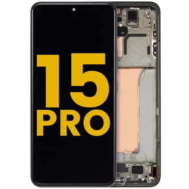 Écran OLED avec châssis pour Xiaomi 15 Pro (reconditionné, vert)