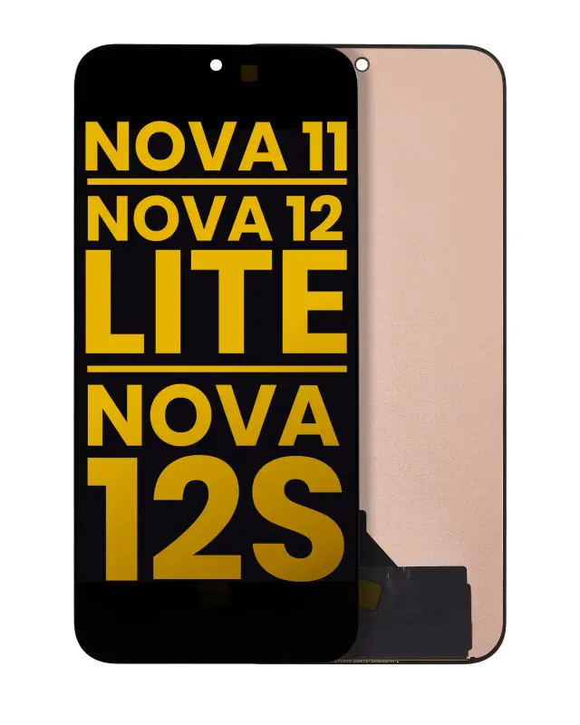 Écran OLED sans châssis pour Huawei Nova 11 / Nova 12lite / Nova12s (reconditionné, toutes couleurs)