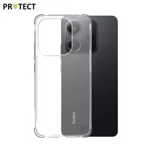 Coque Silicone Renforcée PROTECT pour Xiaomi Redmi Note 14 4G Transparent