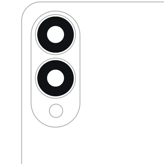 Lentille de caméra arrière avec adhésif pour Samsung Galaxy S25 Edge (S937) (lot de 2, toutes couleurs)