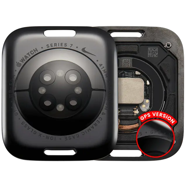 Vitre arrière pour Apple Watch Series 7 (41mm) (version GPS, Nike)