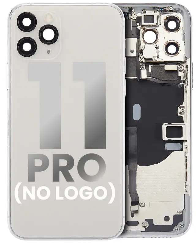 Châssis pour Apple iPhone 11 Pro (sans logo, compatible premium, argent)