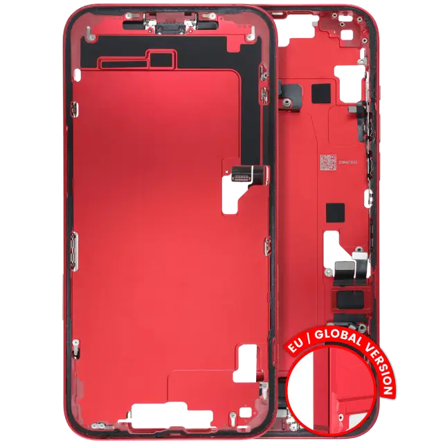 Châssis pour Apple iPhone 14 Plus (version EU, origine d'occasion — grade B, rouge)