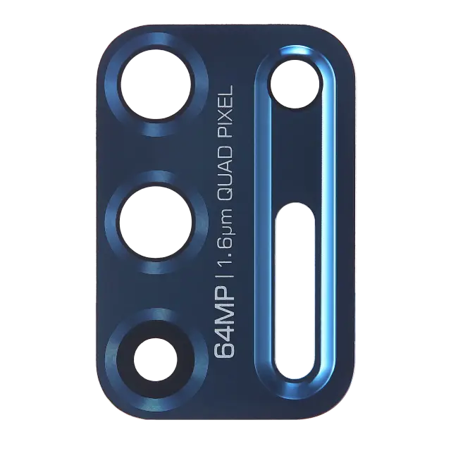 Vitre de caméra arrière pour Motorola Moto G9 Plus (XT2087 / 2020) (lot de 10, Indigo Blue)
