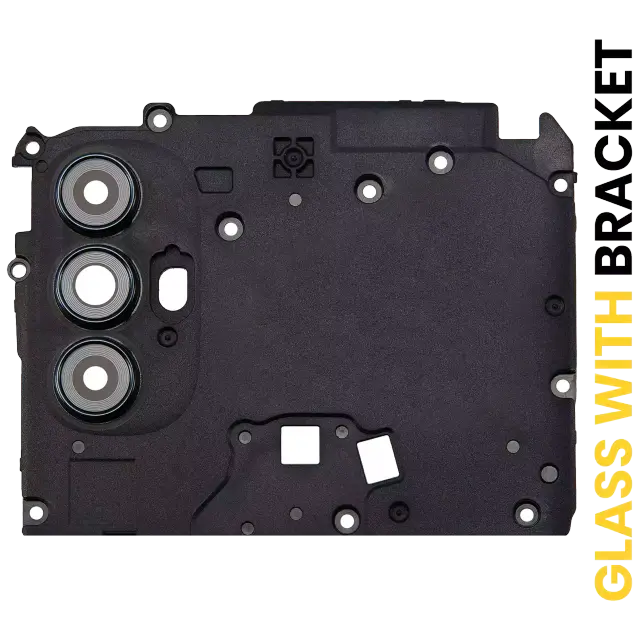 Lentille de caméra arrière avec support pour Motorola Moto G Power (XT2165 / 2022) (noir)