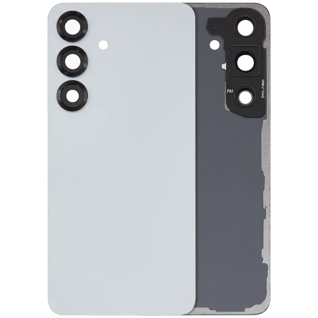 Vitre arrière pour Samsung Galaxy S25 5G (sans logo, compatible premium, Icy Blue)