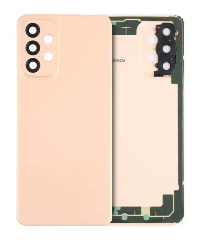Vitre arrière pour Samsung Galaxy A23 5G (A236 / 2022) (pack service origine, Orange)